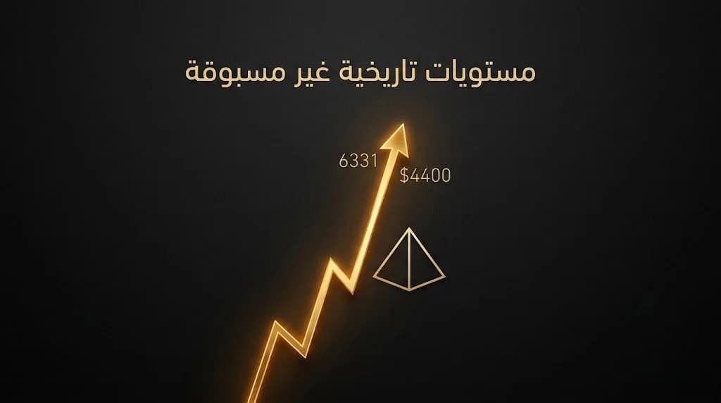 الذهب في مصر يسجل مستويات تاريخية وعيار 21 يقفز إلى 6331 جنيها